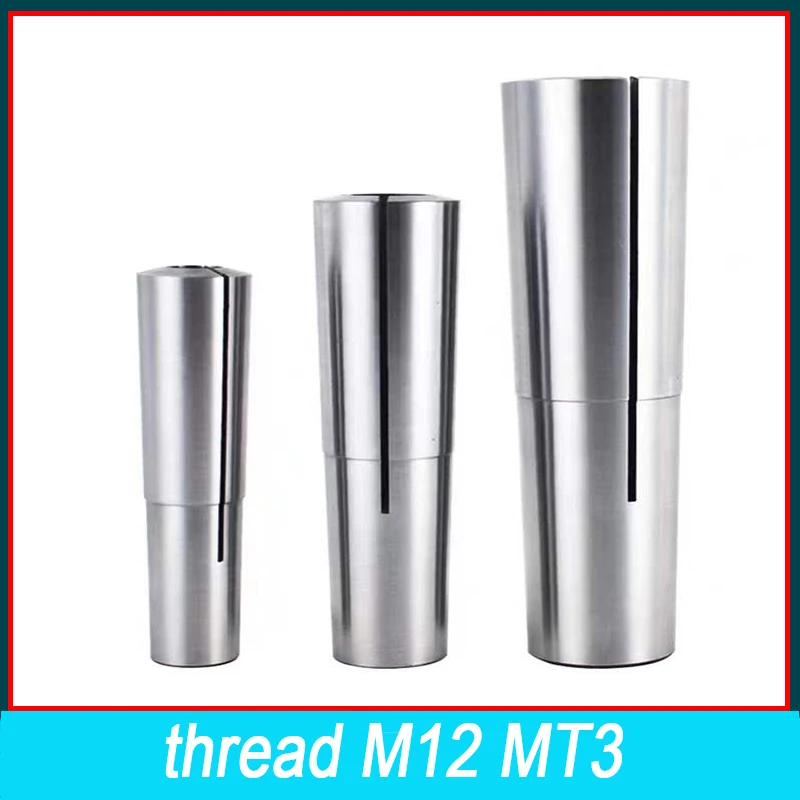 MT2-3MM-M10-MT3-20MM-M12-Pinza cónica morse 3, accesorio de primavera, M10, 3/8, 16unf, 1/4, 1/8