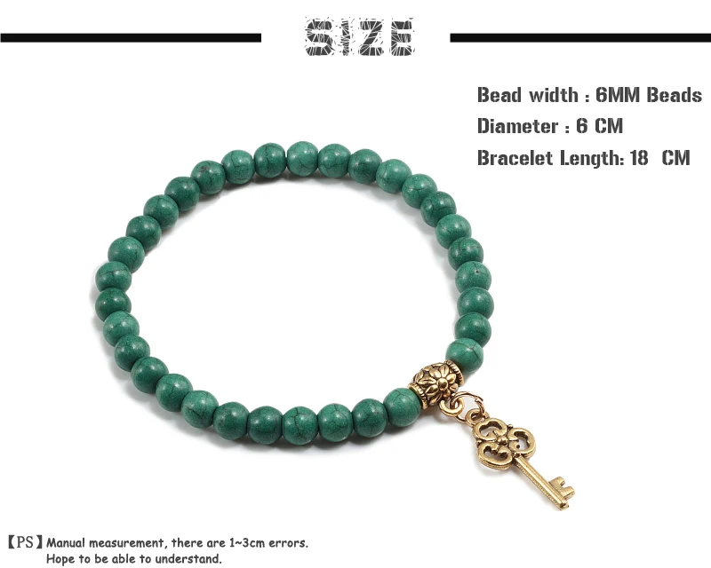 Брелок для ключей браслет на дистанцию из натурального камня бисера йоги