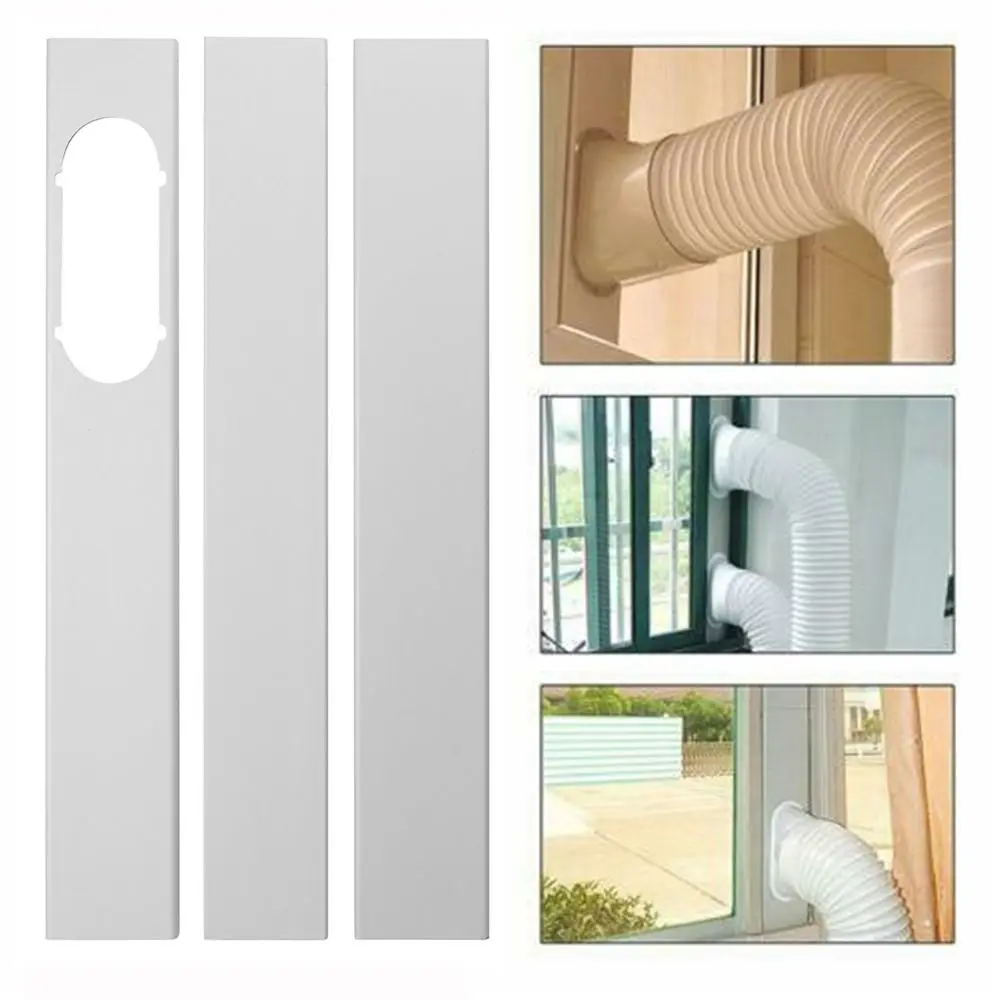 2/3 Pcs Accessories Air Conditioner Exhaust Hose Adjustable Wind Shield Adaptor Window Kit Slide Plate Tube Connector |