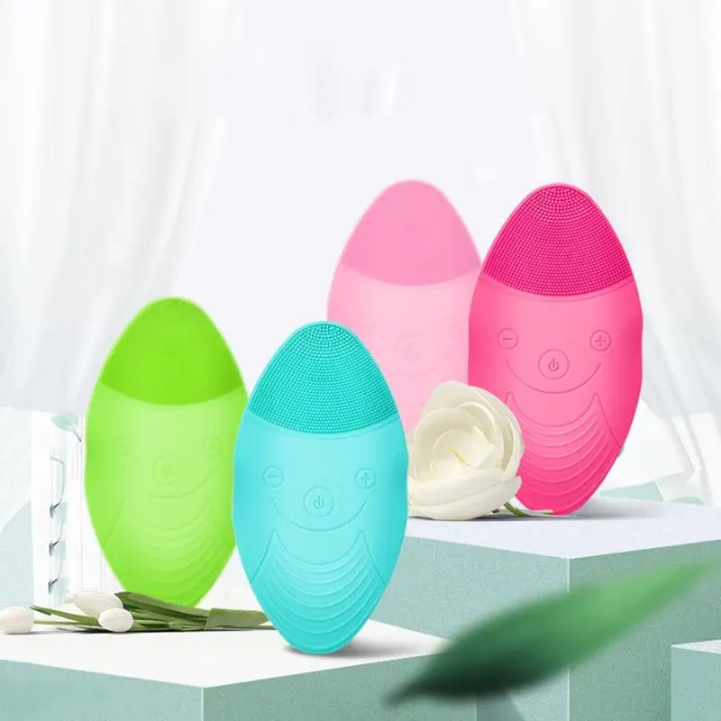 

Mini Electric Facial Brush Cleaner Deep Pore Cleaning Skin Facial Smart Ultrasonic Face Cleaner Wireless Charging Beauty Machine
