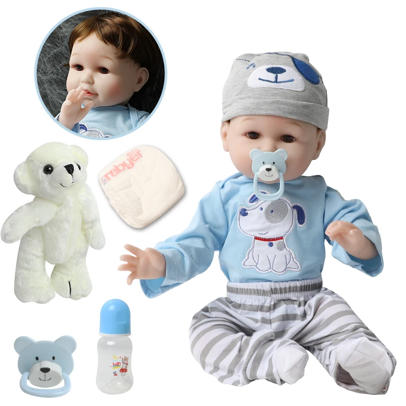 Кукла реборн силиконовая Реалистичная для мальчиков и девочек Мягкая кукла