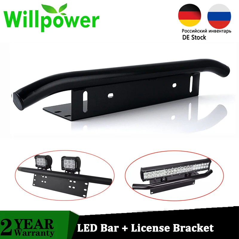 Willpower 15/17/20 дюймовая Светодиодная панель рабочего освещения для внедорожника светильник вая балка 4x4 светильник РА + кронштейн для номерного знака 23 дюйма, Bull bar 12 В 24 В