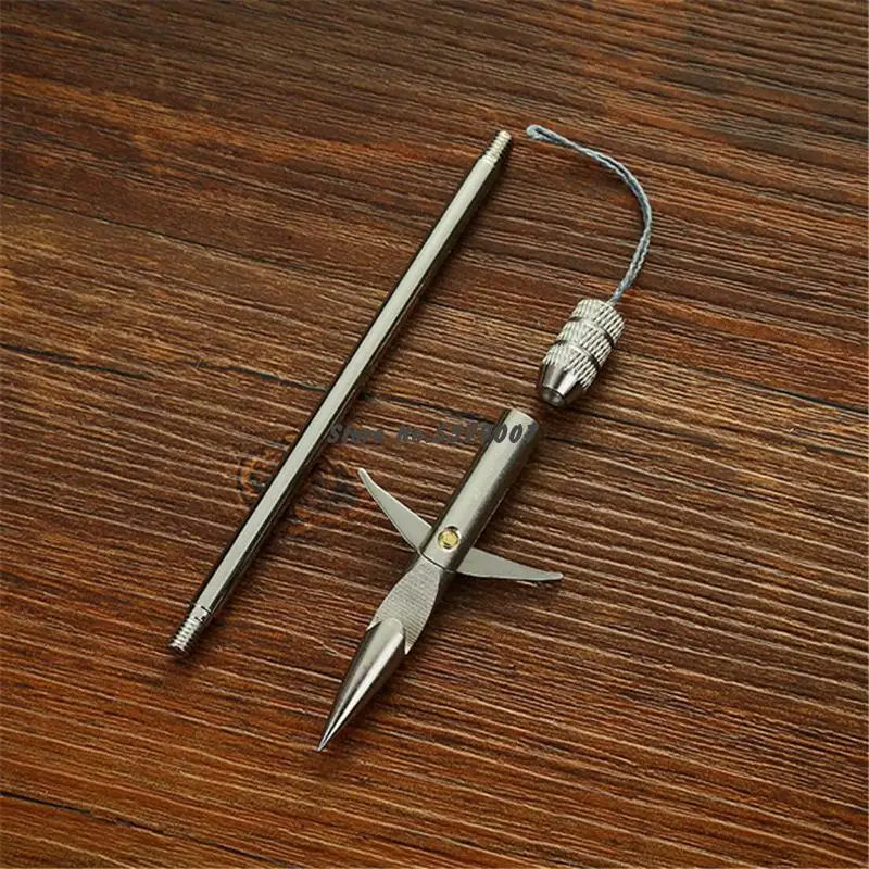 1 шт. рыболовная стрела из нержавеющей стали для рогатки катапульты серебряная