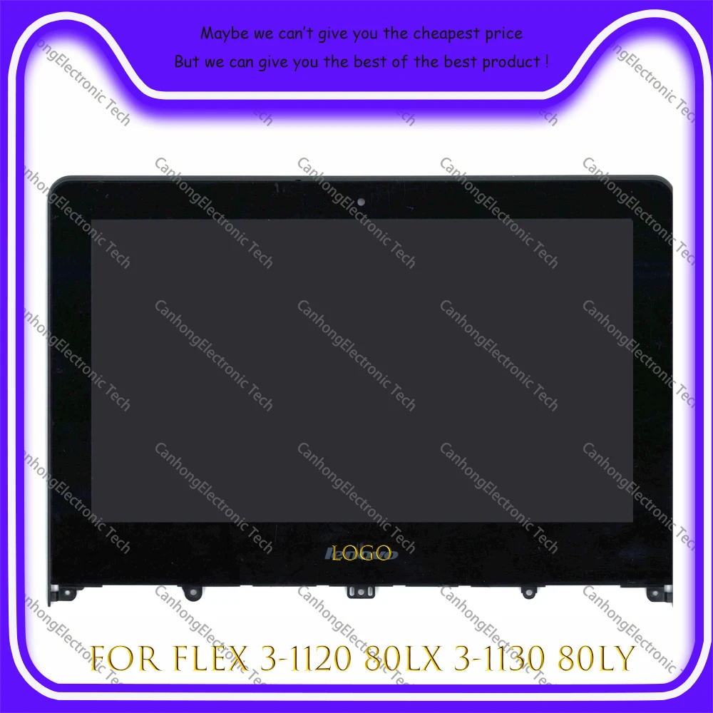 

5D10J08414 For Lenovo Flex 3-1120 80LX Flex 3-1130 80LY Touch Screen Digitizer Replacement Assembly With Frame 1366*768 HD