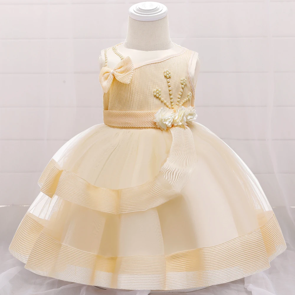 2020 летнее свадебное Цветочное платье принцессы для маленьких девочек на день