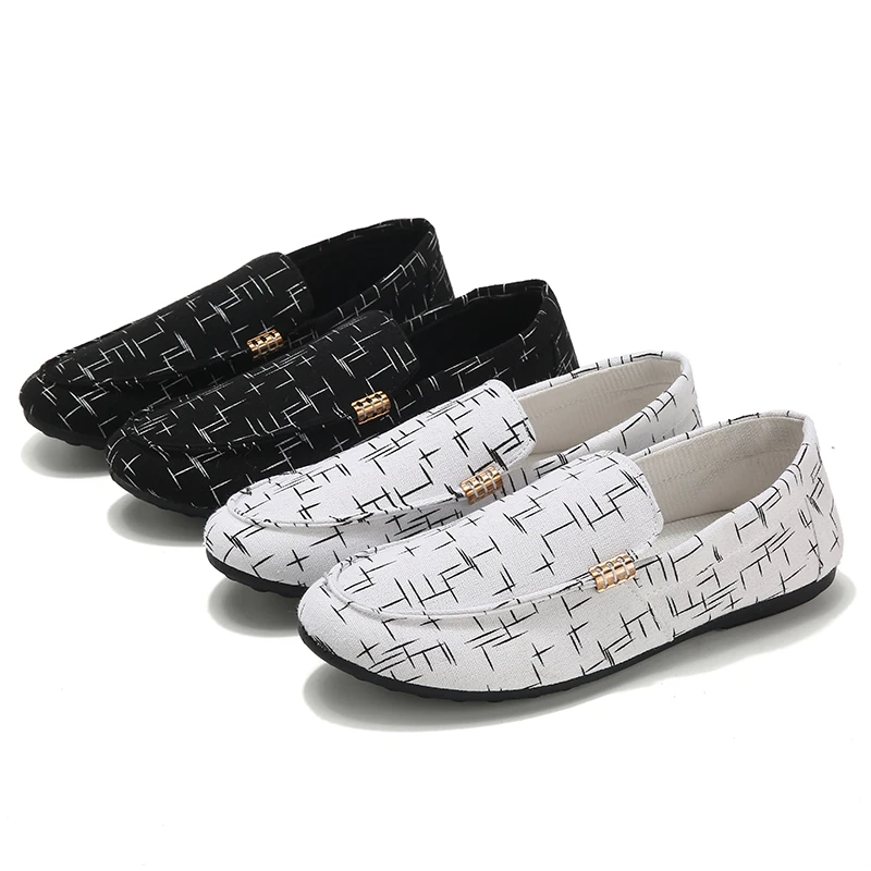 

Мокасины мужские из натуральной кожи, итальянские лоферы, повседневная обувь без застежки, дышащие туфли на плоской подошве, с вырезами, обу...