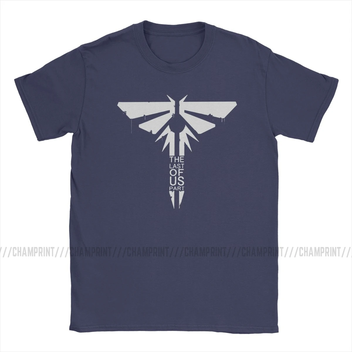 Firefly The Last Of Us Men T Shirts Ellie Fireflies Joel Tlou Video Game Vintage Tee Shirt Short Sleeve T-Shirts Cotton Gift | Мужская