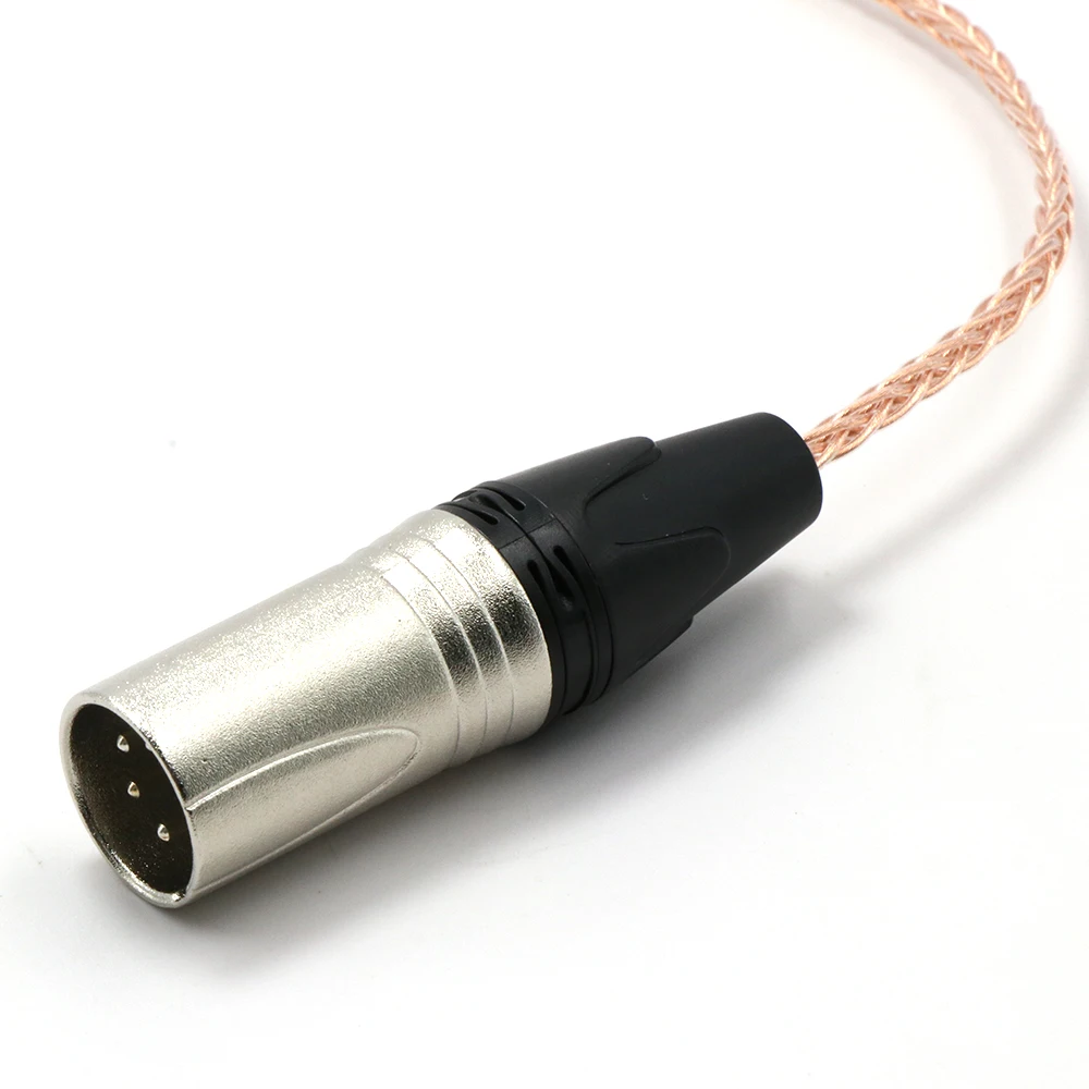 4Pin сбалансированный XLR штекер до 4 мм Женский аудио адаптер кабель для наушников