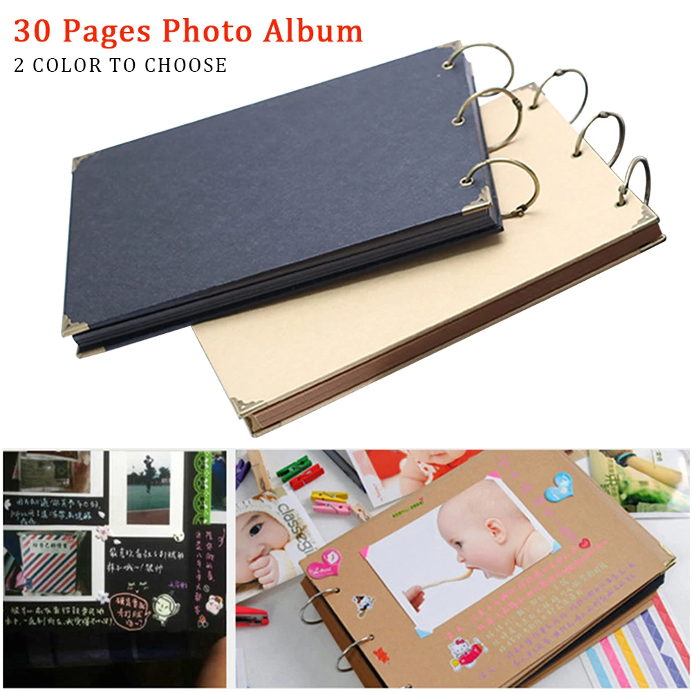 30 страниц бумаги ручной работы свободный лист ретро DIY альбом для скрапбукинга