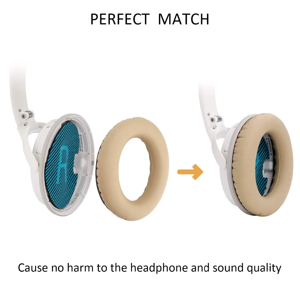 1 пара наушников амбушюры для наушников Замена подушечки комплект для Bose QC25 Тихий комфорт 25 15 2 35 QC15 QC35 AE2 AE2I AE2W Soundlink
