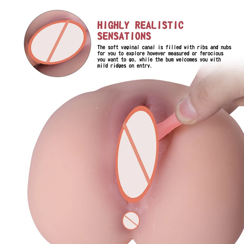 Мужская мастурбация с туловищем Киской анальная реальность кукла любви 3D секс