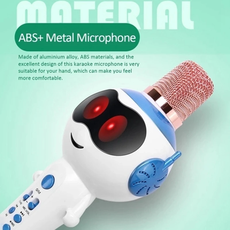 BESTL838 детский беспроводной микрофон караоке плеер BT4.2 динамик для iPhone IPad Android