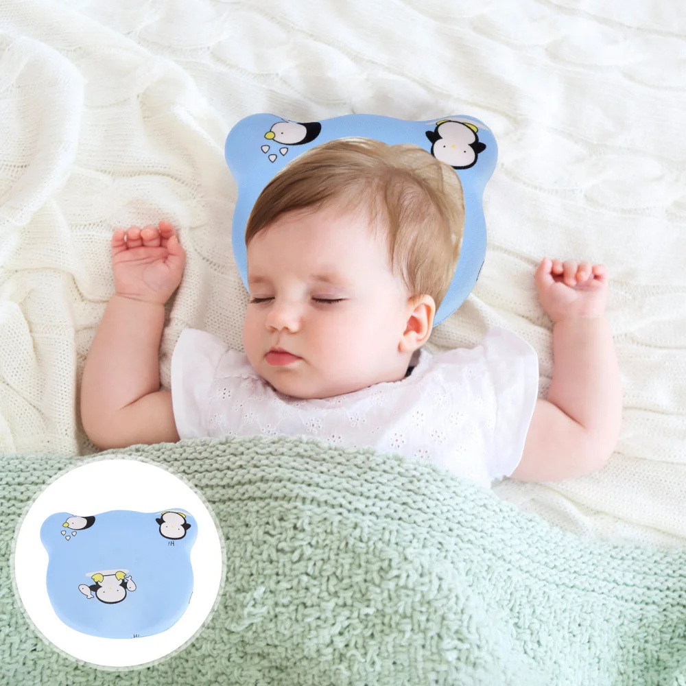 

1pc Lithe Cotton Newborn Head Shaping Sleeping Pillow for Preventing Flat Head