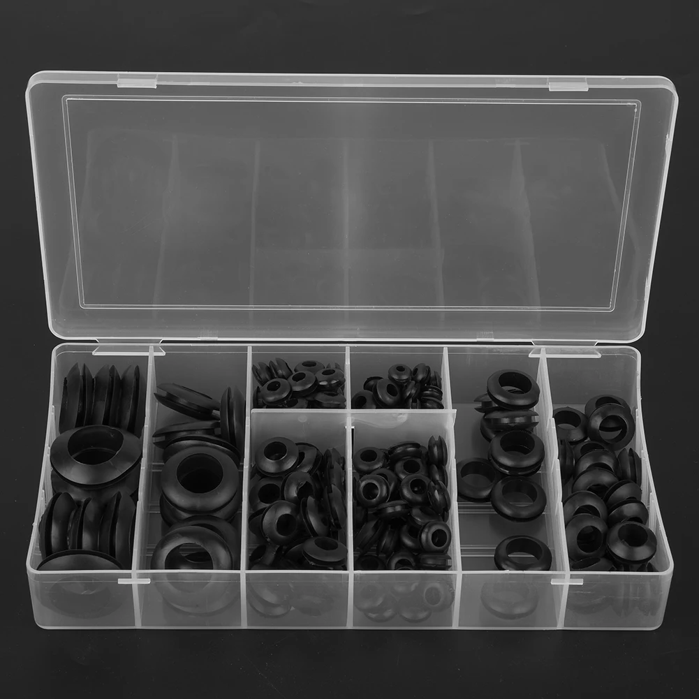 Набор прокладок для уплотнительного кольца 200 шт. черный 3/16 &quot/1/8&quot/1/4 &quot/5/16&quot/3/8