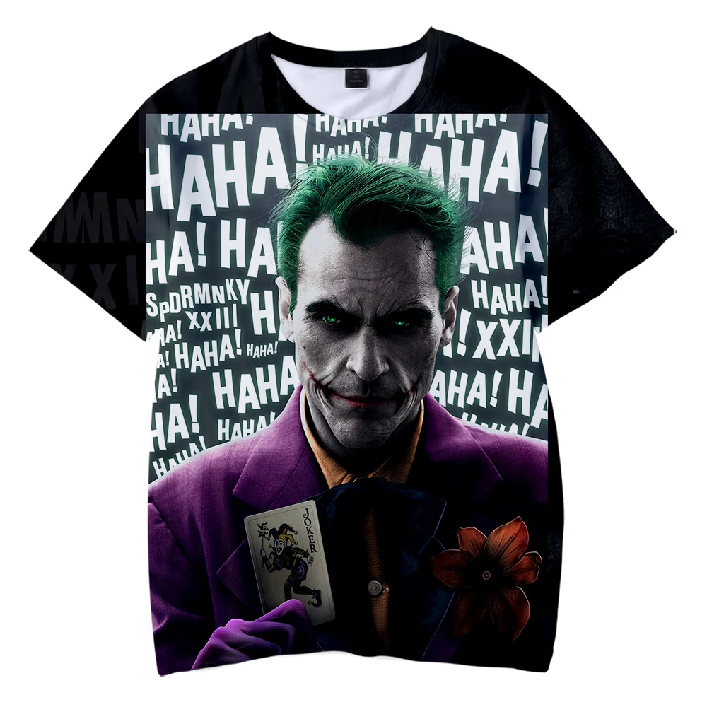Haha Joker Movies/футболка для мальчиков летняя детская футболка футболки с объемными