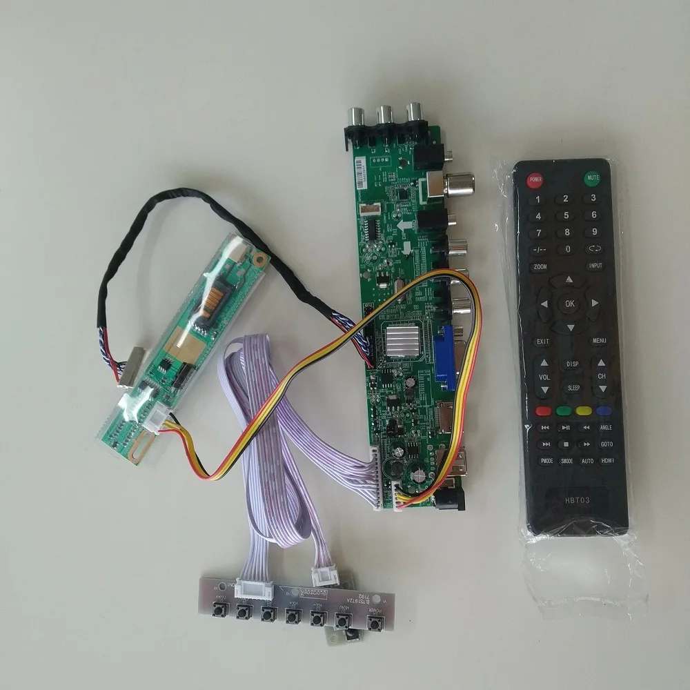 

Kit for LP154W01/LTN154X3-L03 1280X800 3363 DVB-T 1 CCFL TV controller board VGA AV digital 15.4" USB HDMI DVB-C LCD 30pin