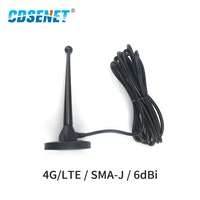 6dbi magnetic base 3m feeder external cable 4g antenna lte sma j high gain omnidirectional wifi antenna aerial