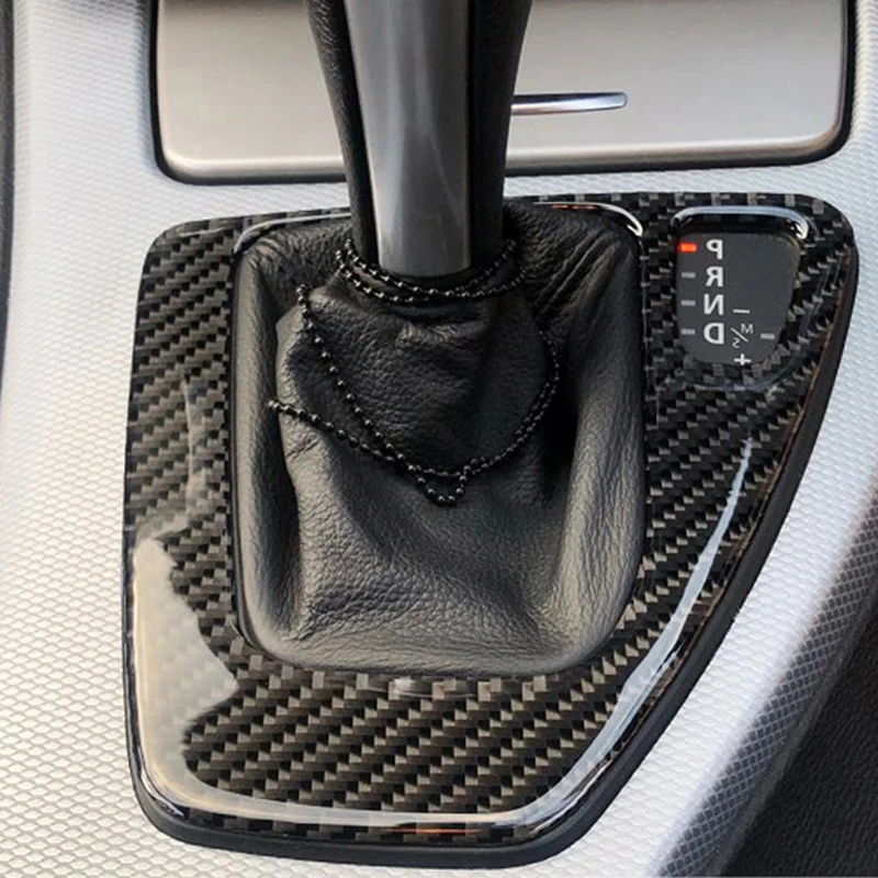 

Carbon Fiber For BMW 3 Series E90 E92 2005-2012 Car Gear Shift Panel Cover Sticker Interior Trim Car Styling