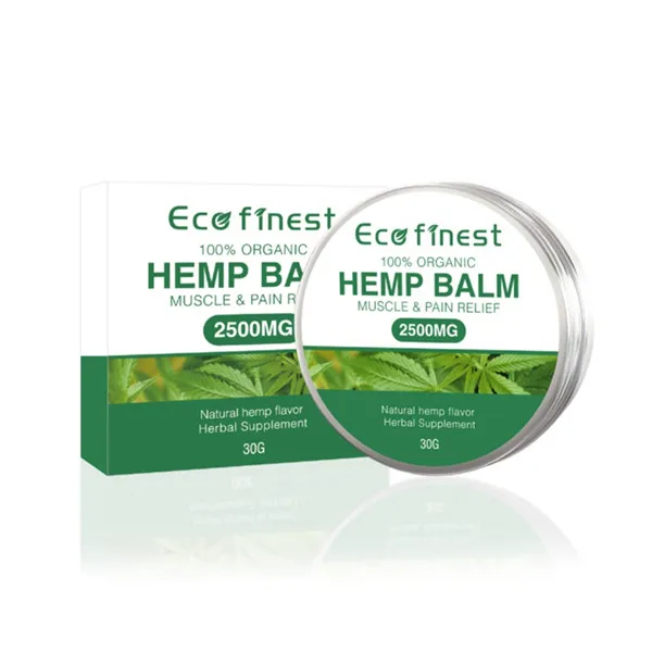 30 г Профессиональный пеньковый бальзам Salve Cream для снятия боли в мышцах здравоохранения с 2500/5000 мг травяного суплекта