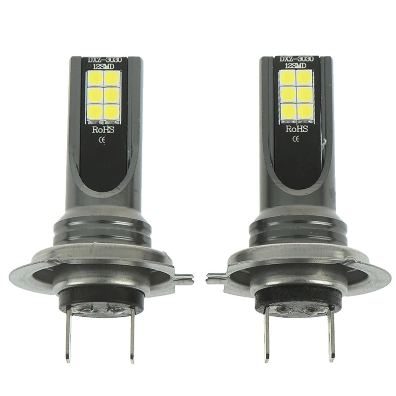 

High Quality 2PCS H7 LED FOG Headlight Lights Kit 50W 14000LM CAR Bulbs 6000K Driving Lamp