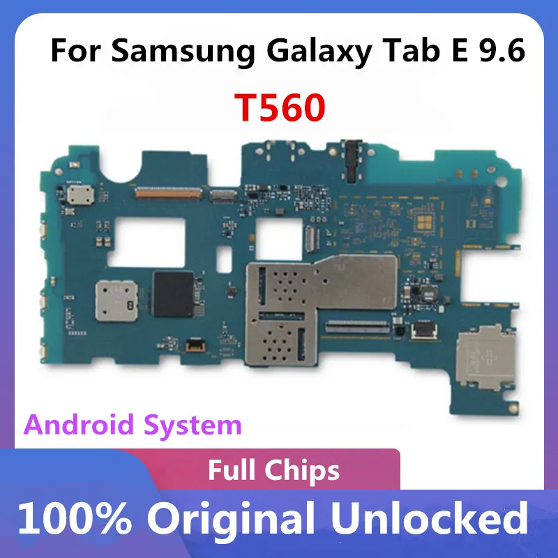 Для Samsung Galaxy Tab E 9 6 T560 T561 8GB системная плата разблокирована материнская с системой