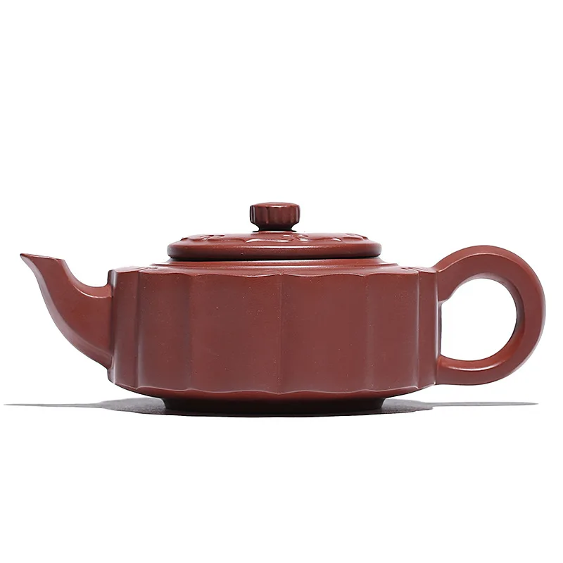 

Yixing purple clay pot raw ore Dahongpao plum blossom Zhou pan pot drink handmade gift collection