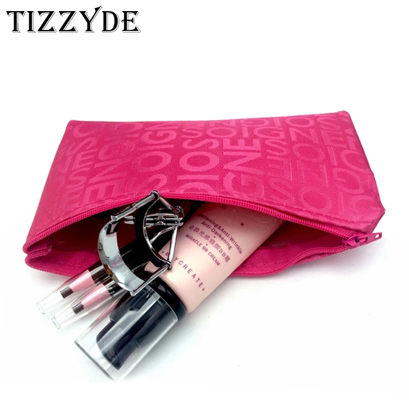 Портативная сумка для макияжа с буквами Корейская женская многофункциональная
