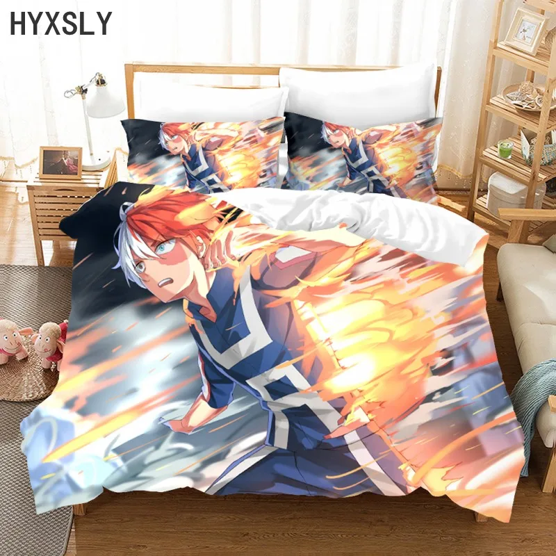 

My Hero Academia Cartoon Bedding Set Anime Duvet Cover Sets Comforter 3D Bed Linen Twin Full Queen King Single Size Dropshipping