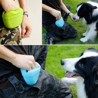 2021new pet portable dog training waist bag treat snack bait dogs obedience agility outdoor feed storage pouch