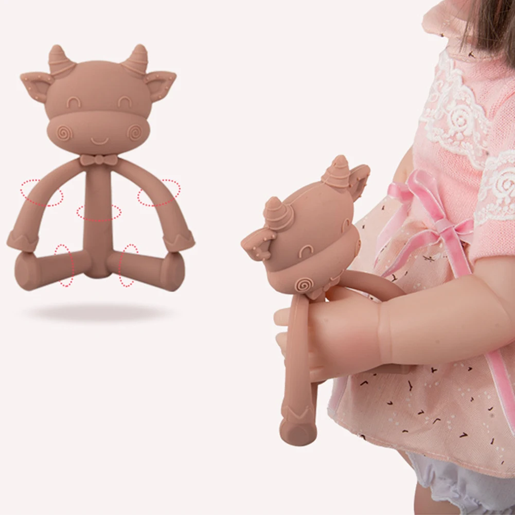 

Baby Teething Toys Silicone Cute Teether Training Teethers Appease Molar Bar Cartoon Safe Resistance-Bite Toys Dental Care#38