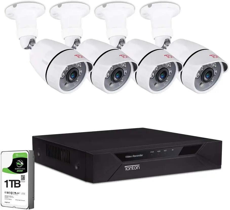 

8CH 1080P DVR Kit 1 ТБ HDD камера видеонаблюдения системы безопасности Система видеонаблюдения для наружной камеры