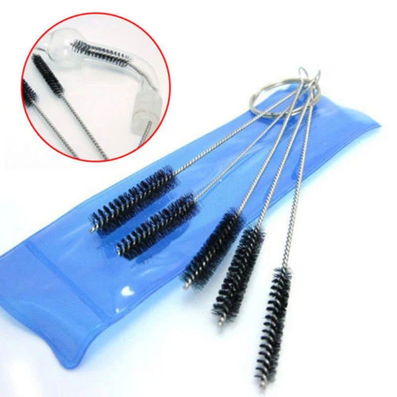 

Wire Brush 5xCylinder Bores Cleaning Pipe Stainless Steel Round Tube Tool