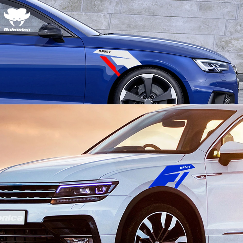 Наклейка на колесо для Audi Volkswagen VW Ford BMW Toyota Honda Benz Renault 2 шт.