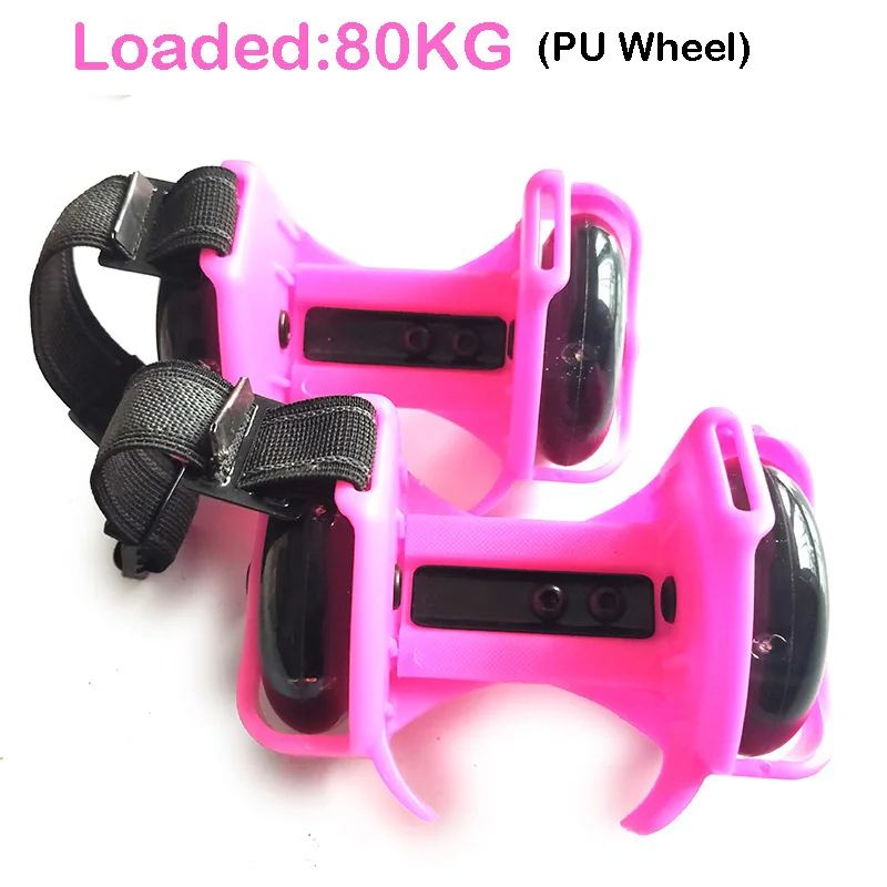 Adult Pink Для взрослых и детей, мигающий ролик, Вихревой шкив, флэш-колеса, пяточный ролик, регулируемый, просто обувь для катания на роликах - Цвет: Adult Pink