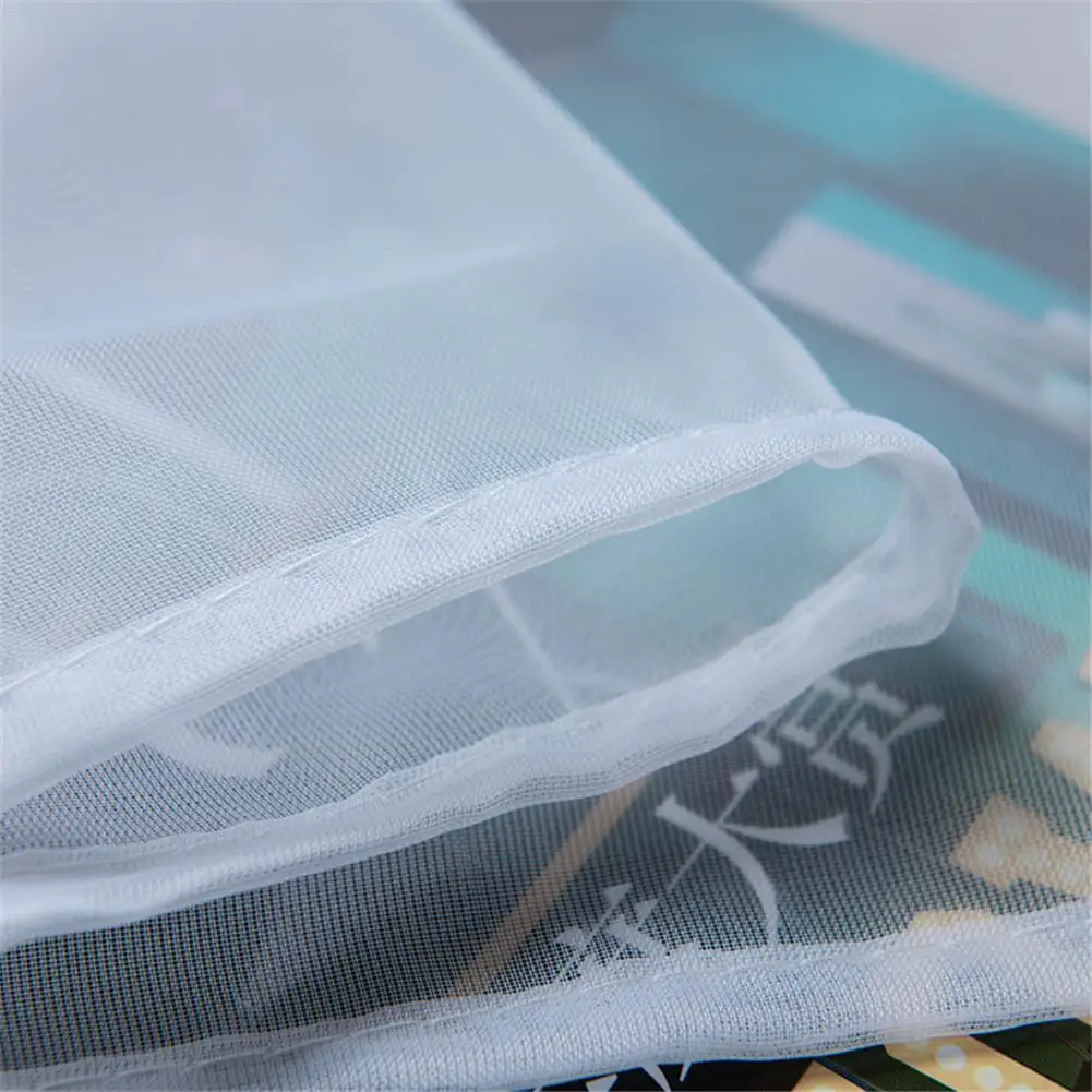 Роскошные шифоновые однотонные белые прозрачные Занавески высшего качества s