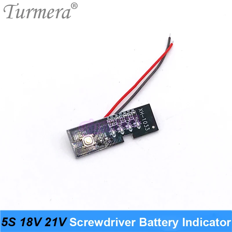 5S 18V 21V электрическая дрель шуруповерт индикатор емкости батареи светодиодный