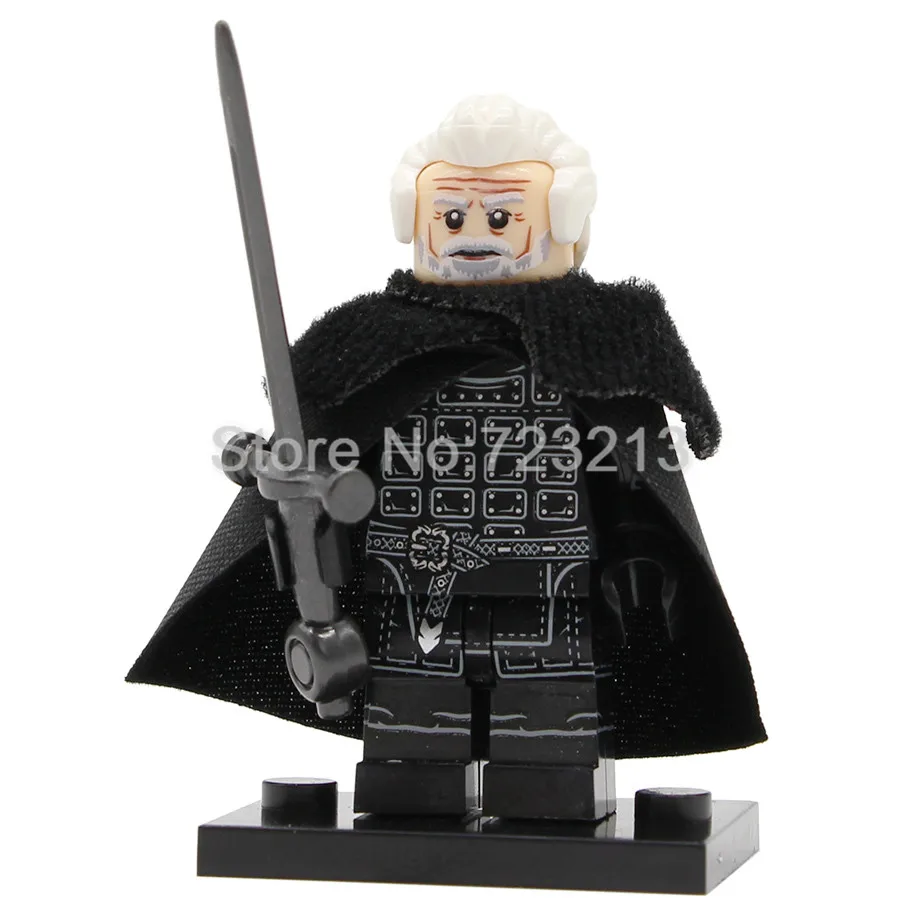 Jeor Mormont Новая игра престолов Сезон 8 фигурка Джон Сноу беньен Старк белый Walker Wights Джор мормонт самвелл Тарли строительные блоки игрушки - Цвет: Jeor Mormont
