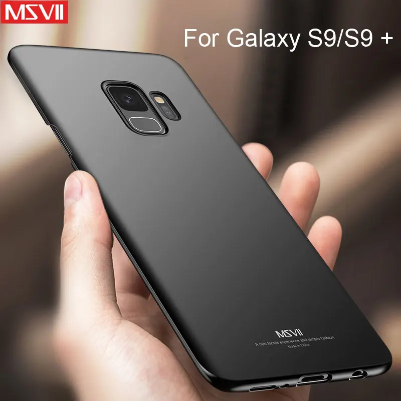 MSVII чехол для Samsung Galaxy S9 тонкий матовый жесткий защитный из поликарбоната