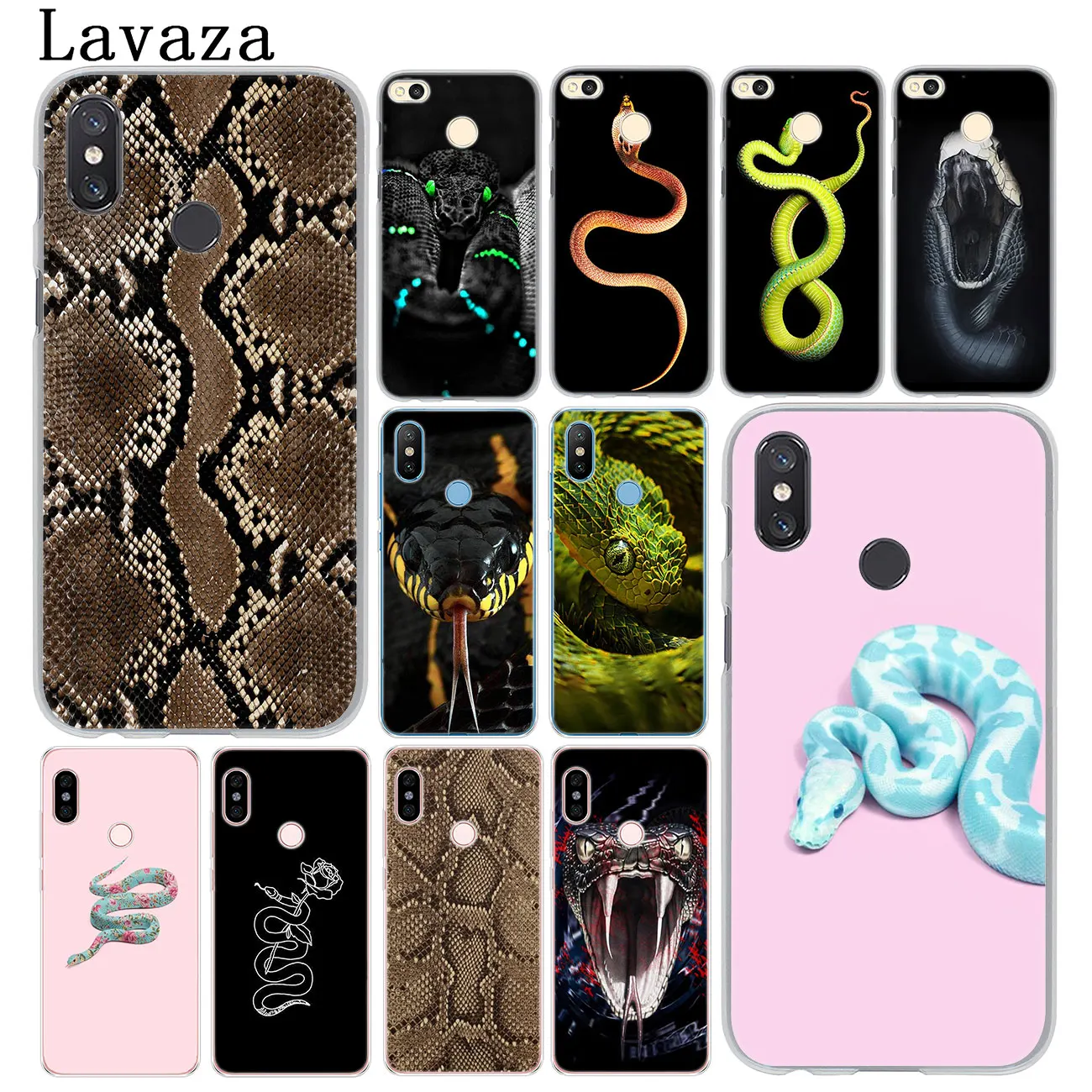 Твердый чехол для телефона Lavaza Skull snake Xiaomi MI 10 9 9T CC9 CC9E A3 Pro 8 SE A2 Lite A1 pocophone f1 6 Mi10
