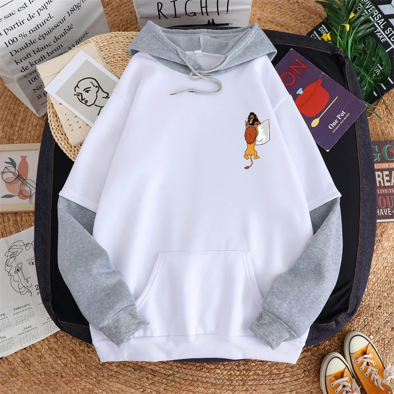 Осенне-зимние мужские толстовки популярных цветов в стиле пэчворк с