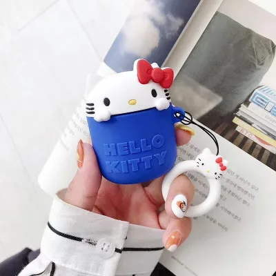 S-38 Мобильный телефон с мультяшками брелок силиконовый чехол для Apple Airpods чехол Аксессуары Bluetooth наушники защитный Брелок «Обложка» - Цвет: S-38
