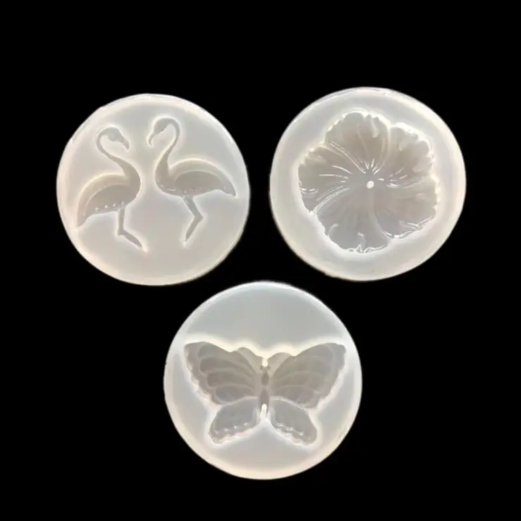 Бабочка цветок декоративная 3 вида силиконовые формы эпоксидная смола может