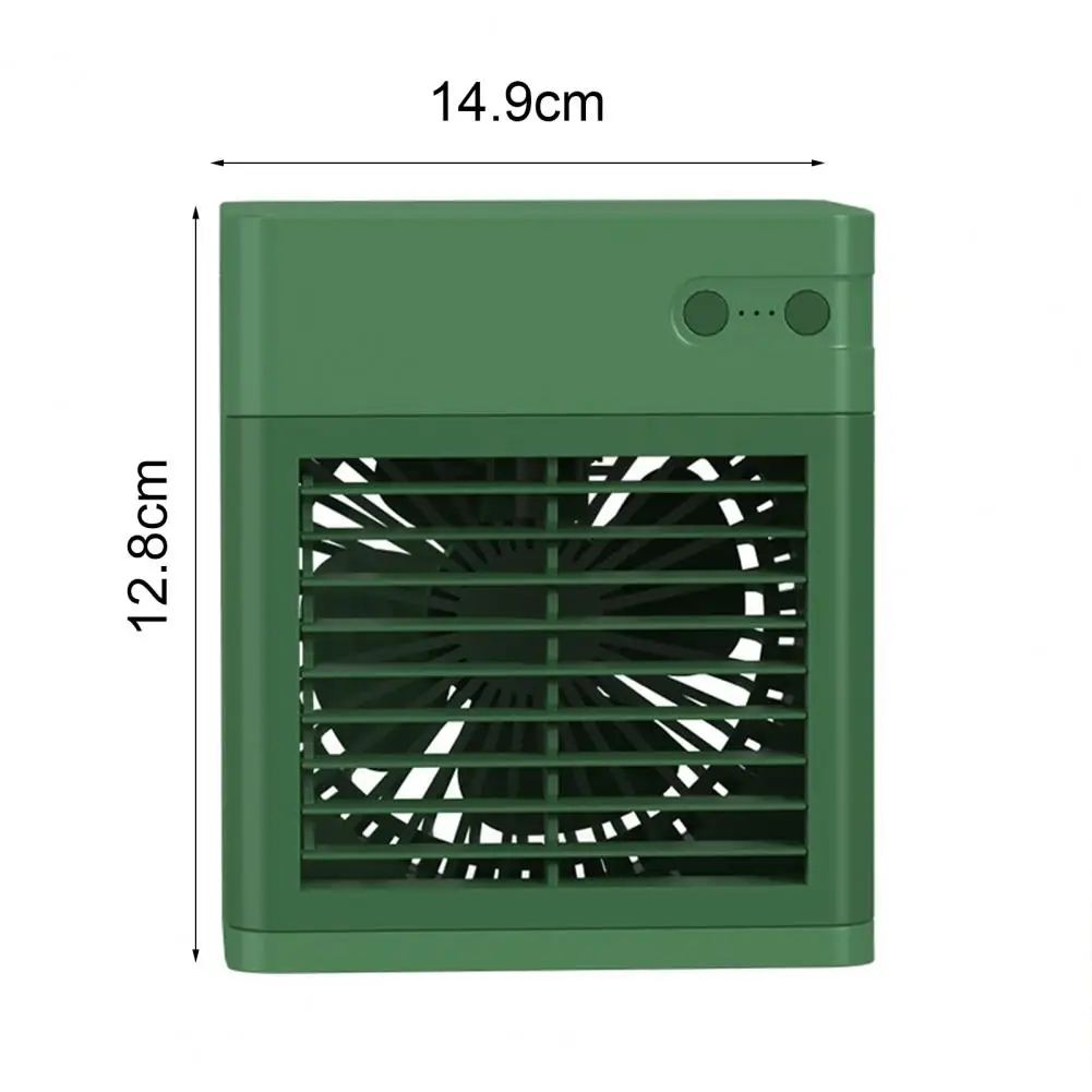 

Cooling Fan Air Cooler Large Capacity Water Tank Air Purification Humidifier Misting Fan for Home Portable USB Rechargeable Fan
