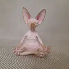 Креативная имитация ПВХ безволосная кошка Сфинкс Кошка животные экшн-Фигурки игрушки животные модель для детей модель животного кукла домашний декор