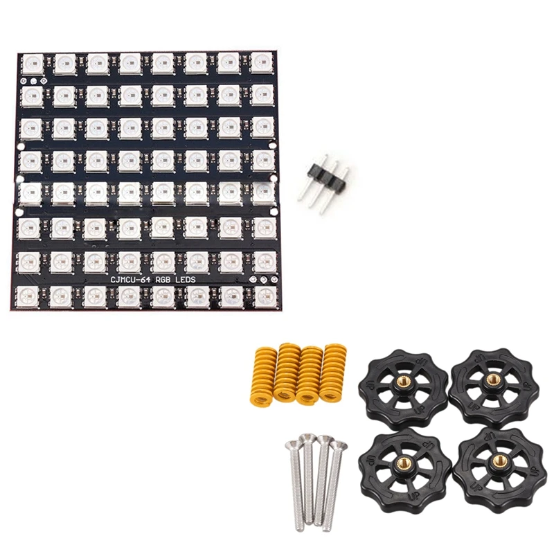 1 шт. 8X8 64 СВЕТОДИОДНЫЙ матричный WS2812 светодиодный 5050 RGB полный Цвет драйвер платы