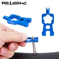risk 4 in 1 bicycle valve tools wrench multifunction schraderpresta valve core disassembly installation tool for mtb road bike