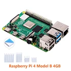 Имеются на складе! Raspberry Pi 4 Модель B 4 Гб Оперативная память четырёхъядерный 64-разрядный процессор 1,5 ГГц Bluetooth 5,0