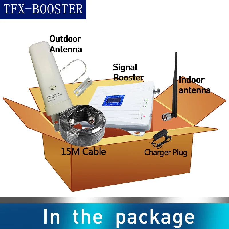 TFX-BOOSTER трехдиапазонный мобильный сотовый усилитель gsm ретранслятор 3G 4G Мобильный
