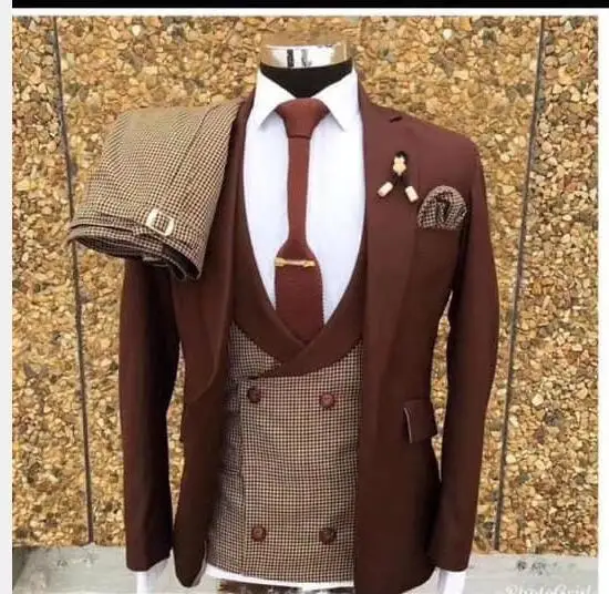 

2021 Newest Men Suits 3 Piece Set Best Suit for Wedding Tuxedo Groom Best Man Blazer Singer Stage Dress Mariage Pant Vest Jacket