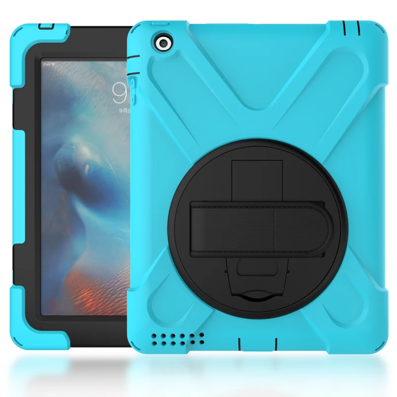 

For iPad 2 3 4 A1403 A1416 A1430 A1458 A1459 A1460 360 Rotating Bracket Tablet Case For IPad 2 3 4 9.7'' A1395 A1396 A1397 Case